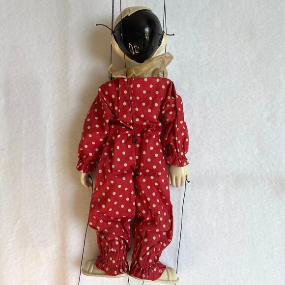 Clippo the Clown VTG 1930’s String Marionette Puppet USA Effanbee 13” - Picture 8 of 10